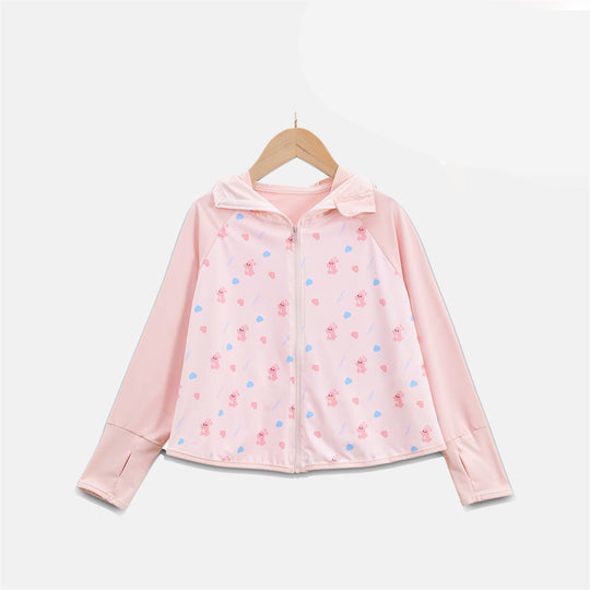 Damen Leichte UV-Schutz Outdoor-Jacke mit Kapuze R&B