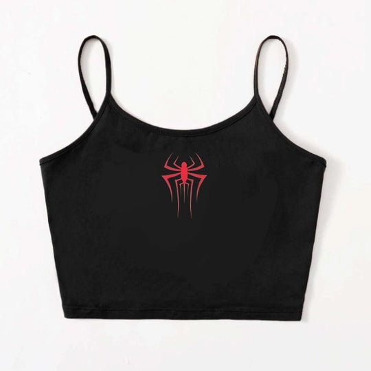 Damen Crop-Top mit kreativem Herz-Design R&B