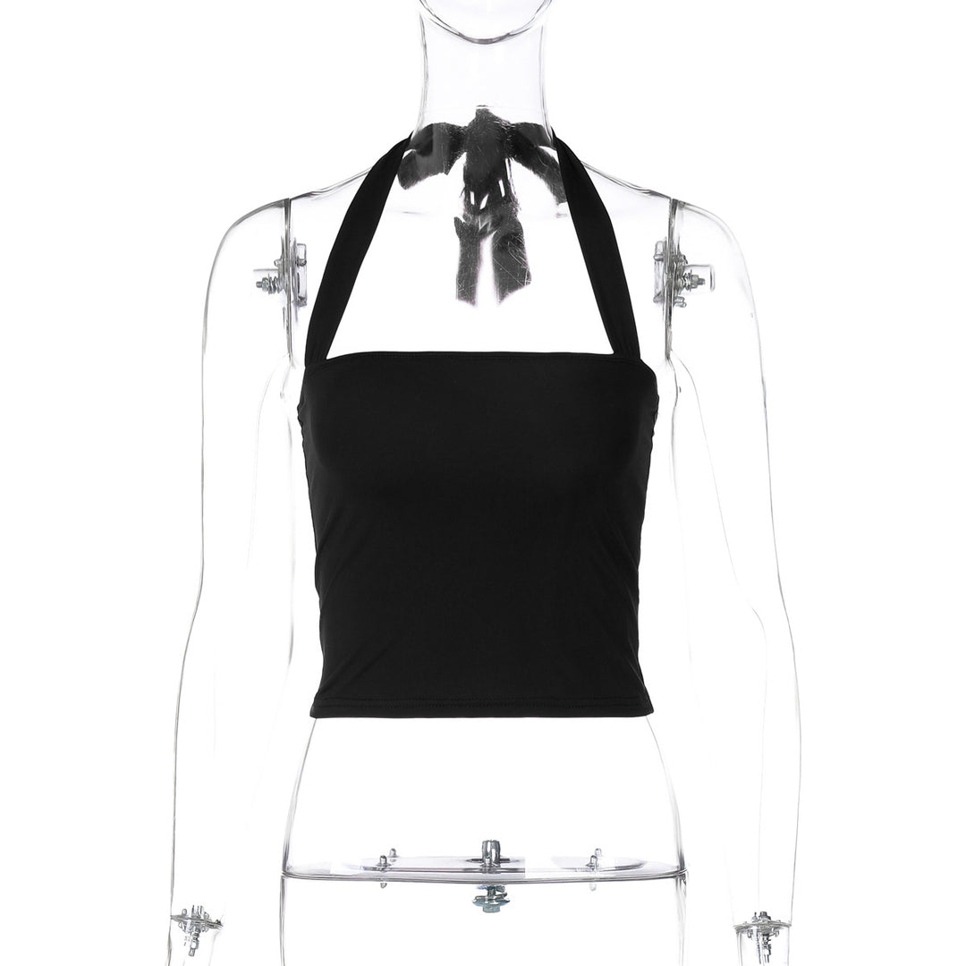 Damen Crop-Top mit Halteroberteil und eleganter Passform R&B