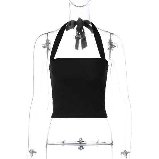 Damen Crop-Top mit Halteroberteil und eleganter Passform R&B