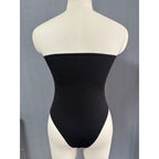 Damen Einteiliger Badeanzug mit bandeau Schnitt und figurbetonendem Design R&B