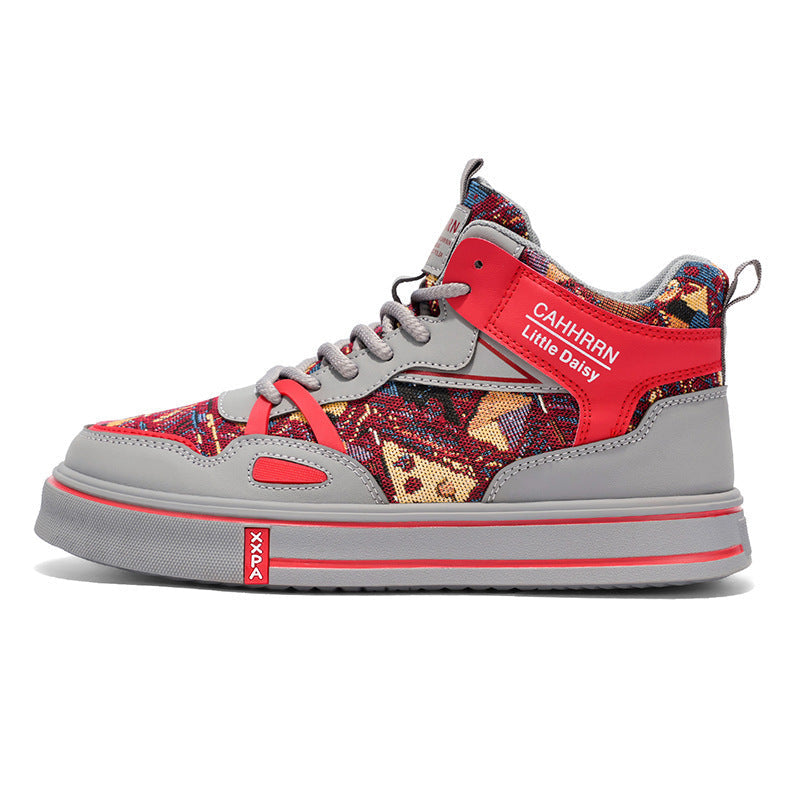 Damen Sportliche High-Top Sneakers mit atmungsaktivem Obermaterial und dämpfender Sohle R&B