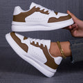 Damen Sneakers mit kontrastierenden Farbakzenten und dämpfender Sohle