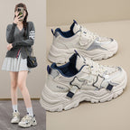 Damen Sportliche Chunky Sneakers mit modischem Design und stabiler Sohle
