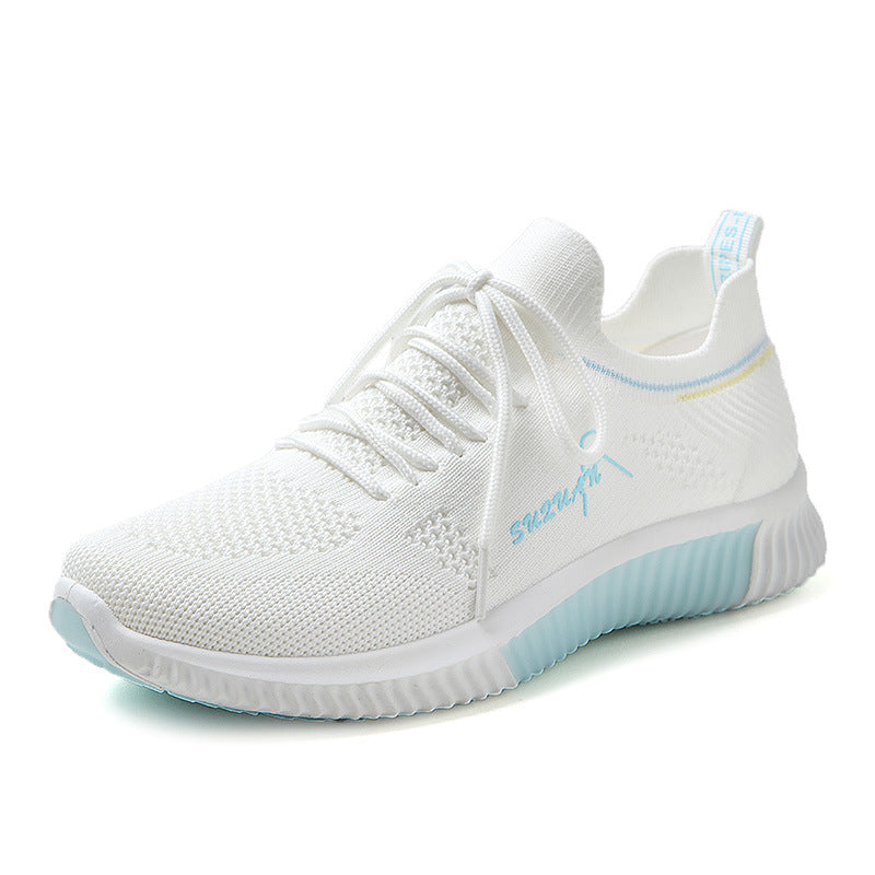 Damen Sportliche Freizeitsneaker mit atmungsaktivem Mesh-Obermaterial und Dämpfungssystem R&B