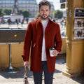 Herren modischer Freizeitmantel mit praktischen Taschen und elegantem Schnitt R&B