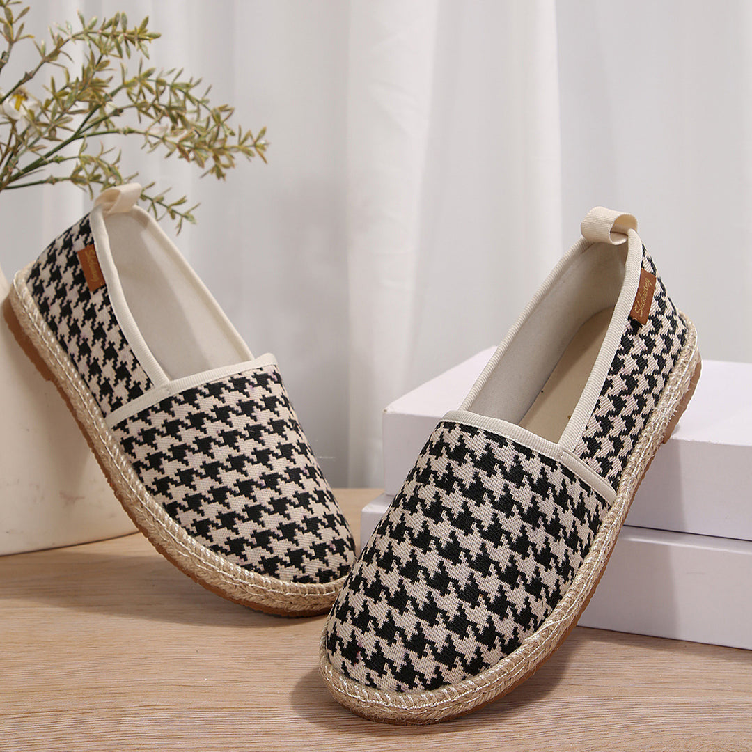 Damen Espadrilles mit elastischem Obermaterial und komfortabler Sohle R&B