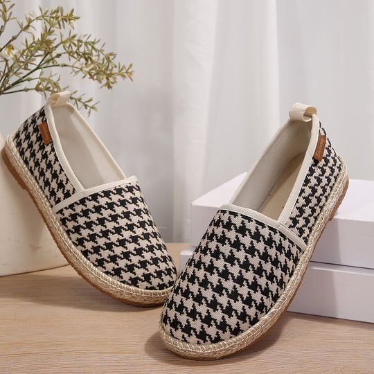 Damen Espadrilles mit elastischem Obermaterial und komfortabler Sohle R&B