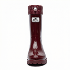 Damen Hochwertige und Stylische Gummistiefel mit Verstellbarem Schnürsystem R&B