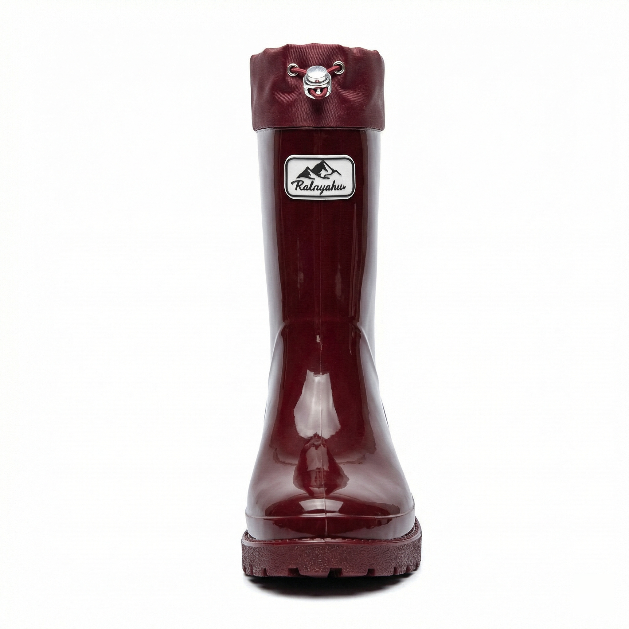 Damen Hochwertige und Stylische Gummistiefel mit Verstellbarem Schnürsystem R&B