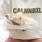 Damen Modische Sneakers mit einzigartigen Grafikelementen und flexibler Sohle