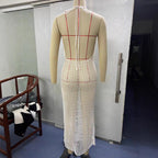 Damen Netzkleid im stylischen figurbetonten Design R&B