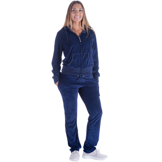 Damen Sportlicher Jogginganzug mit Kapuze R&B