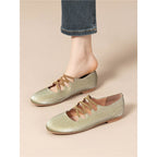 Damen flache Ballerinas mit elegantem Riemendesign R&B