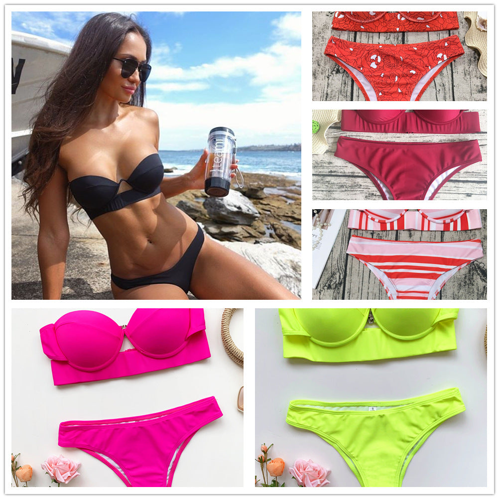 Damen Push-Up Bikini set R&B