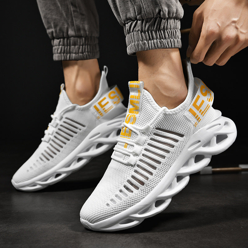 Damen Modische und atmungsaktive Sport Sneakers mit stoßdämpfender Sohle