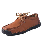 Herren Schnürschuhe im Mokassin-Stil mit rutschfester Sohle und handgenähter Verarbeitung R&B