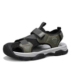 Damen Sportliche Freizeitsandalen mit verstellbarem Klettverschluss und rutschfester Sohle R&B