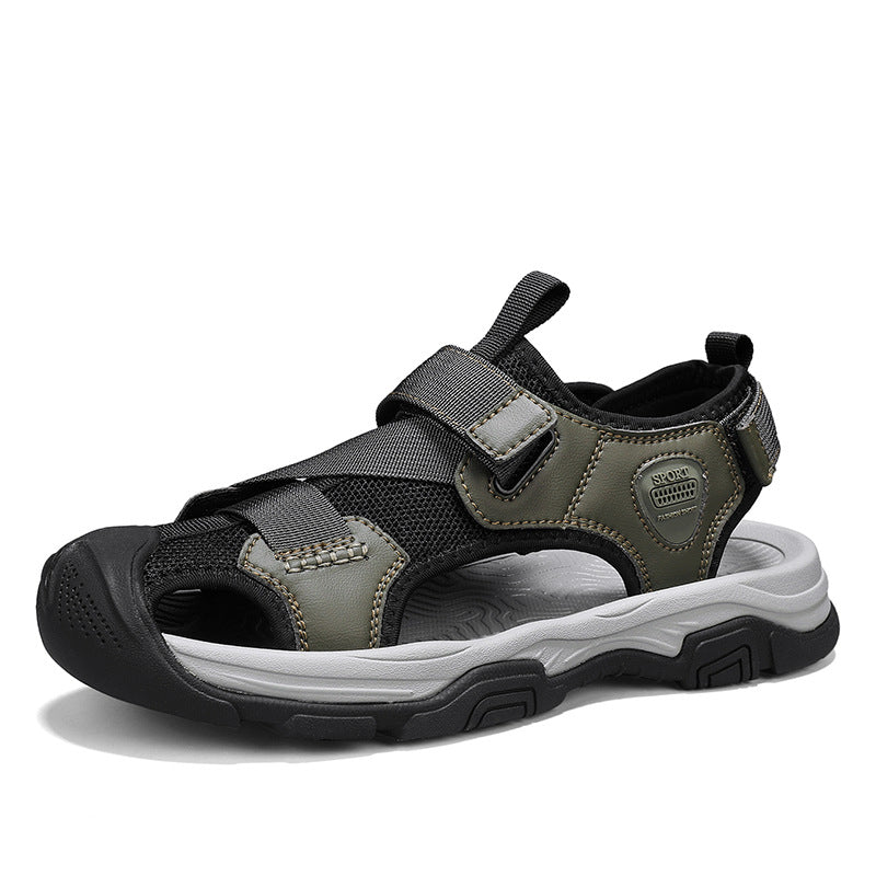 Damen Sportliche Freizeitsandalen mit verstellbarem Klettverschluss und rutschfester Sohle R&B