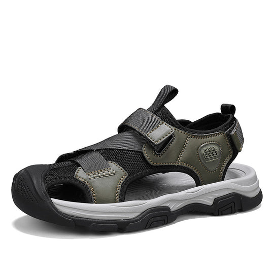 Damen Sportliche Freizeitsandalen mit verstellbarem Klettverschluss und rutschfester Sohle R&B