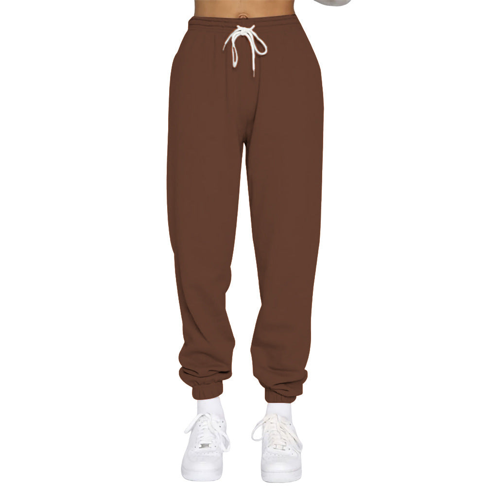 Damen Komfortable Jogginghose mit verstellbarem Bund und elastischen Bündchen R&B