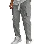 Herren Cargo-Hose mit multifunktionalen Taschen und elastischem Bund