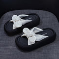 Damen Komfortable Plattform-Sandalen mit schickem Schleifen-Detail