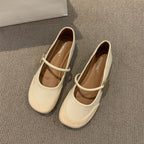Damen elegante Mary Jane Ballerinas mit modischem Riemchen und bequemer Innenpolsterung R&B