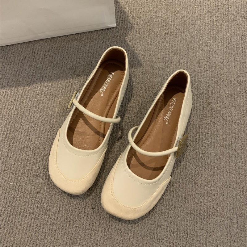 Damen elegante Mary Jane Ballerinas mit modischem Riemchen und bequemer Innenpolsterung R&B
