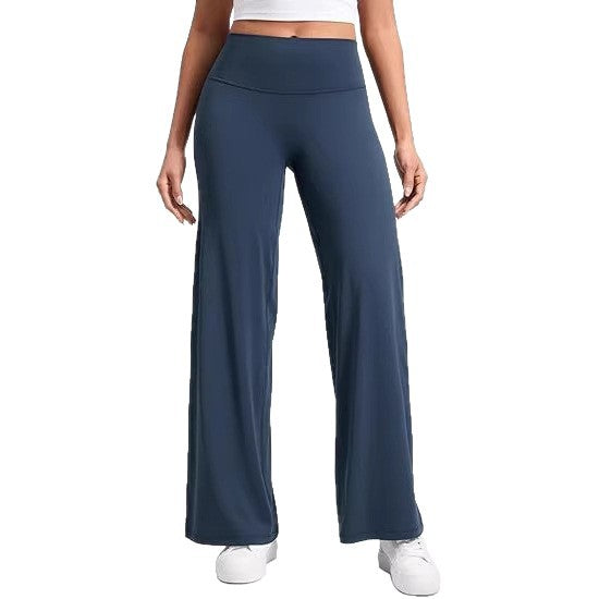 DamenWeite Freizeithose mit hohem Bund und elastischem Material R&B