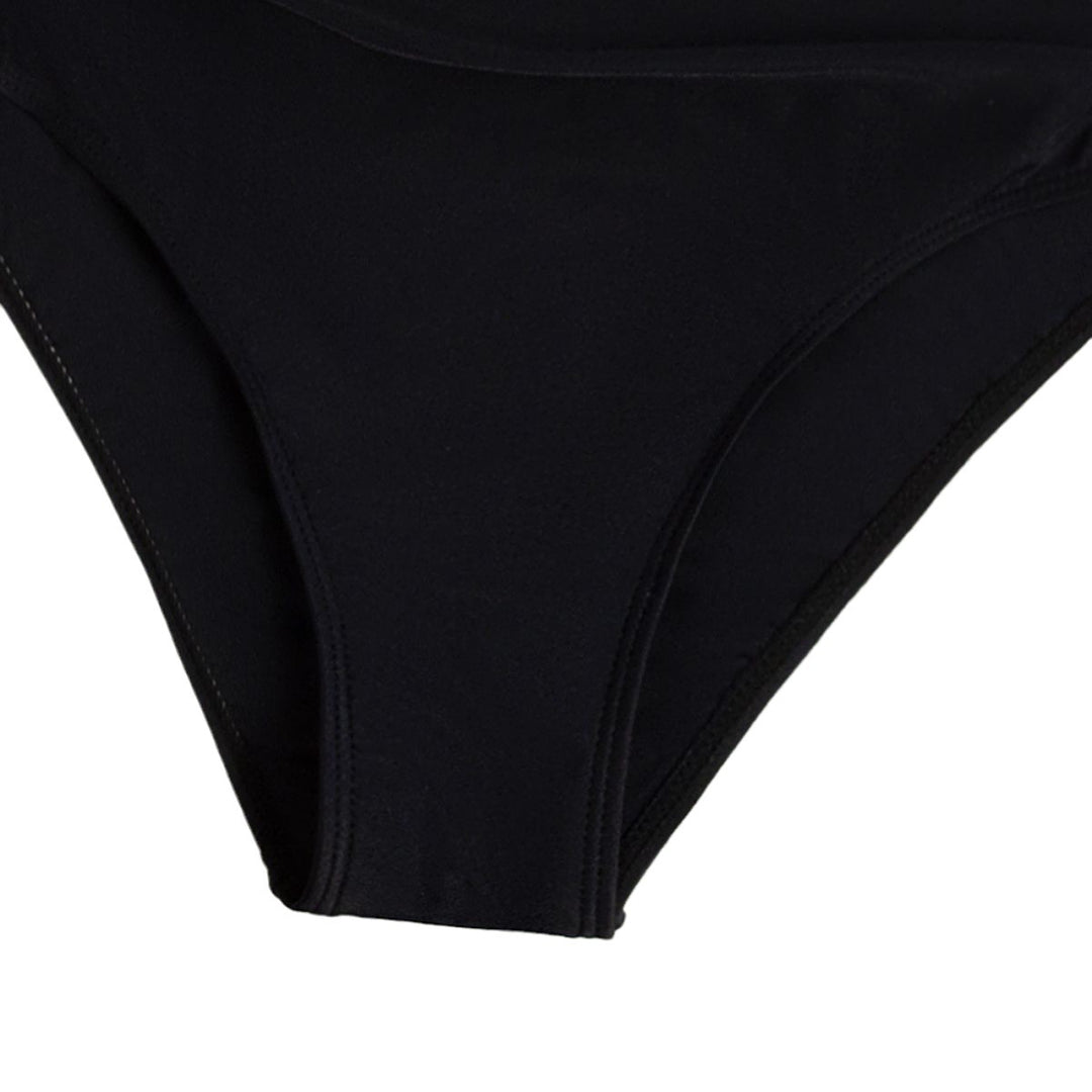 Damen eleganter Einteiler-Badeanzug mit floralem Muster und figurformenden Elementen R&B