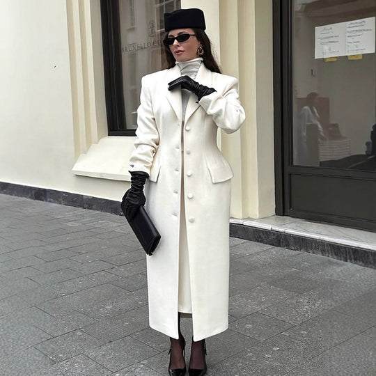 Damen Elegante Oversized Blazerjacke R&B