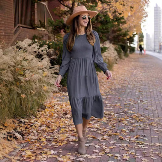 Damen Maxikleid im Boho-Stil R&B
