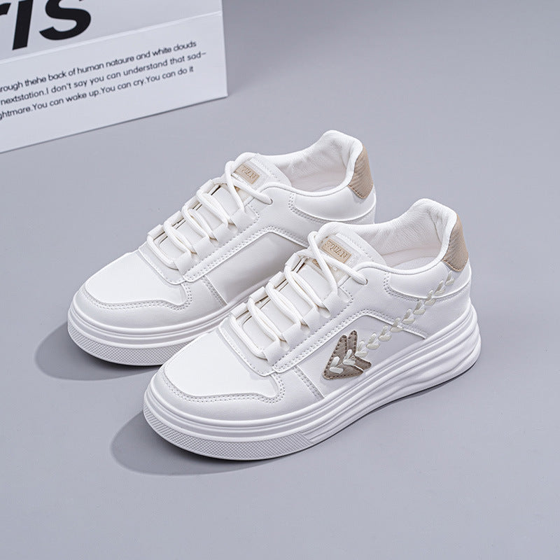 Damen Sportliche Plateau-Sneaker mit eleganten Details und atmungsaktivem Obermaterial R&B