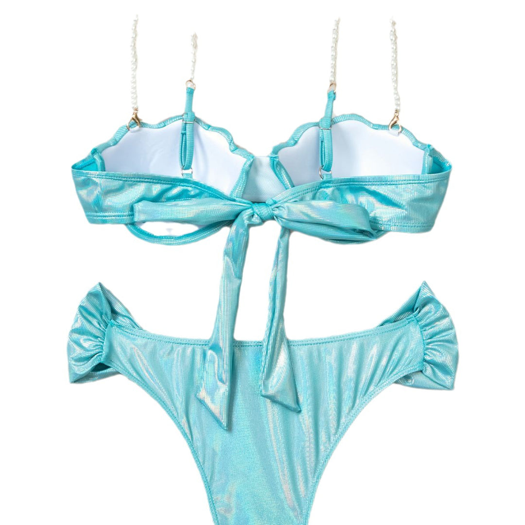 Damen Balconette-Bikini mit luxuriösen Perlenakzenten R&B
