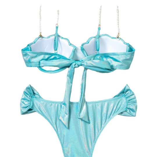 Damen Balconette-Bikini mit luxuriösen Perlenakzenten R&B