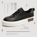 Damen Sportliche Sneakers mit modischem Leder-Design und dämpfender Laufsohle R&B
