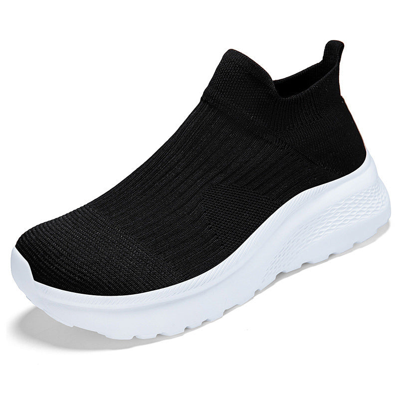 Damen Strick-Sneaker mit rutschfester Sohle und atmungsaktiver Oberfläche R&B