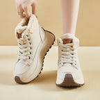 Damen Sportliche Winter Sneakers mit warmem Innenfutter und rutschfester Sohle R&B