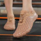 Damen Multifunktionale Freizeitschuhe mit elastischem Schnürsystem und flexiblem Obermaterial