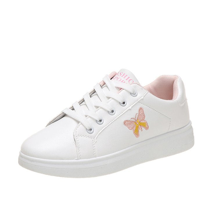 Damen Sneakers mit stilvollem Schmetterlingsmotiv und bequemer Sohle R&B