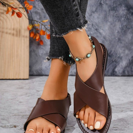 Damen Riemensandalen mit verstellbarem Riemendesign R&B