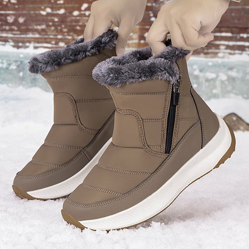 Damen Winterstiefel mit kuscheligem Innenfutter R&B