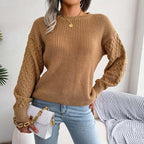 R&B | Einfarbige Strickpullover