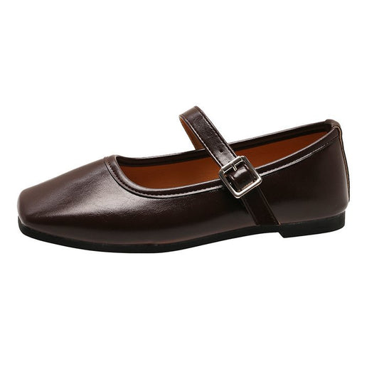 Damen Ballerinas mit verstellbarem Schnallenriemen und elegantem Design R&B