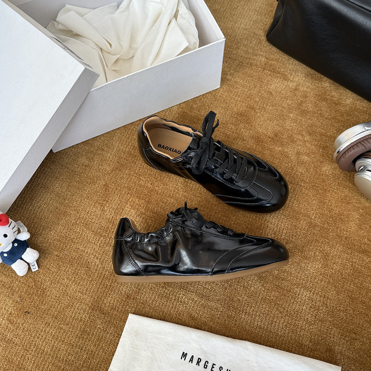 Damen Komfortable Design-Sneaker aus hochwertigem Leder