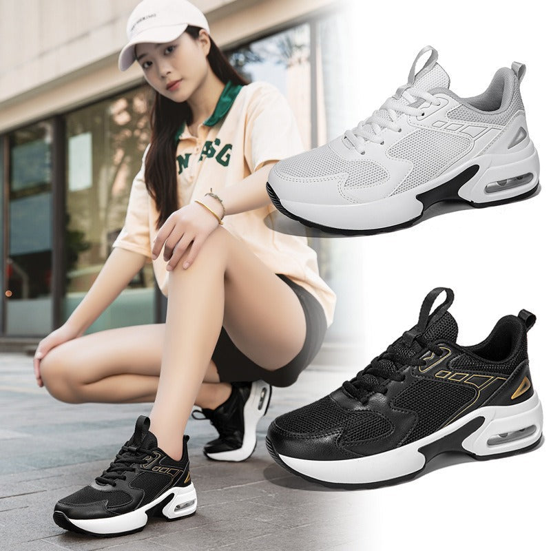 Damen Komfortable Sneakers mit atmungsaktivem Obermaterial und dämpfender Sohle