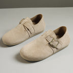 Damen modische Slipper mit verstellbarem Riemen und geschlossener Ferse R&B