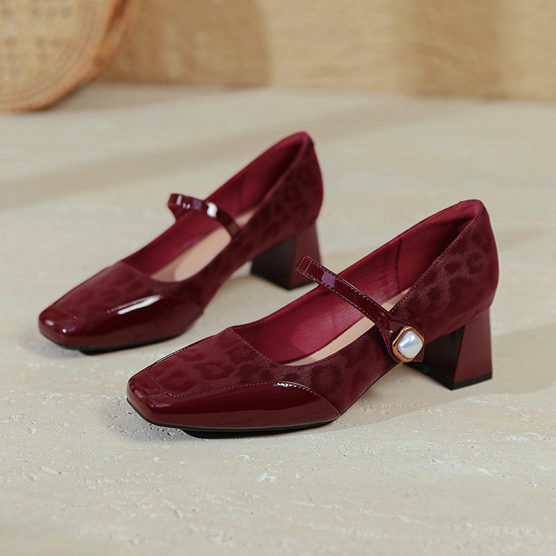 Damen elegante Ballerinas mit besonderem Riemen und dekorativem Detail R&B