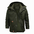 Herren robuste Utility-Jacke mit warmem Innenfutter